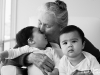 Alex and Dominic and Granda Pia