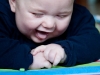 Ben loving his hands