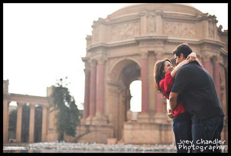Jacklyn and Dustin's sexy and sassy San Francisco Engagement Photographs