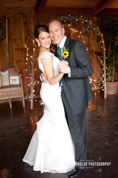 First dance at Holly Farms San Francisco wedding photographer
