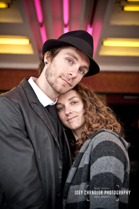 Happy Couple at the Balboa Theater in San Francisco