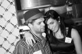 Couple Smiling at the Gratitude Party at Frites in San Francisco