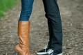 Couple on their toes in the Presidio - San Francisco Photographer Joey Chandler