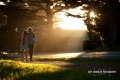 Couple walking in the beautiful Presidio Light - San Francisco Photographer Joey Chandler