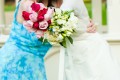 Beautiful Bride and Brides Maid at Sutro Height's Gazebo - San Francisco Wedding Photographer Joey Chandler