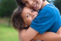 Brother and Sister hugging at Sutro Heights Park - San Francisco Family Photographer Joey Chandler