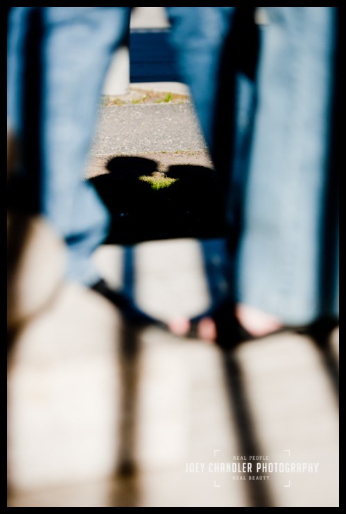 I love shadows Shadow of a couple embracing at the Legion of Honor - San Francisco Engagement Photography