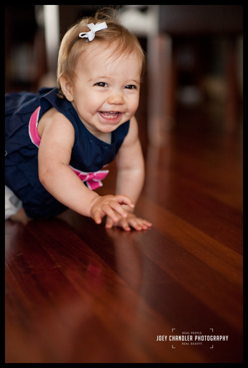 Baby girl crawling in San Francisco Home Baby girl crawling in San Francisco Home