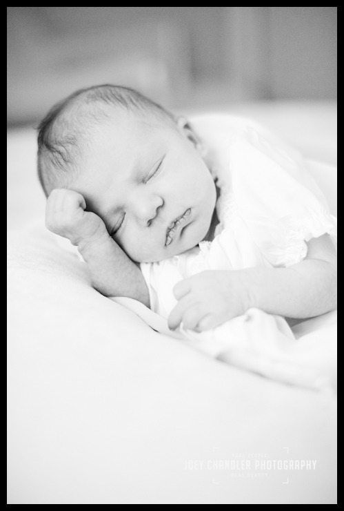 Newborn baby girl sleeping at San Francisco Naming Ceremony Newborn baby girl sleeping at her naming ceremony in San Francisco