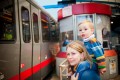 Printed Photograph of Mom and son waiting at Muni by Joey Chandler Photography