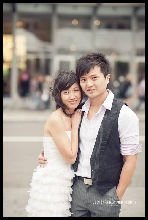 Engagement photos in San Francisco's Union Square Engagement photos in San Francisco's Union Square